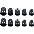 thumbnail image 1 of 10 Pcs Finger Tips, 4 Sizes Anti-slip And Reusable Silicone Fingertip Protector Guard Pads For Paper Sorting, Collating, 1 of 4