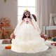 thumbnail image 4 of Muñeca de boda con articulaciones móviles | Figura de juego con vestido de novia moderno | Muñeca princesa coleccionable de 45 cm para niñas | Incluye caja de regalo para fiestas y cumpleaños, 4 of 5