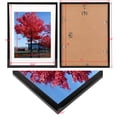 thumbnail image 2 of Medog 11X14 Picture Frame Black Poster Frame 14X11 Picture Frame In Black With Mat Opening 8X10 Set Of 1 Display Pictures 11X14 Inch 8X10 Black Picture Frame Wall Mounting 11X14 Photo Picture Frame (P, 2 of 4