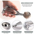 thumbnail image 2 of Large 304 Stainless Steel Cookie Scoop with Easy Trigger - 6.3cm Size, 2 of 2