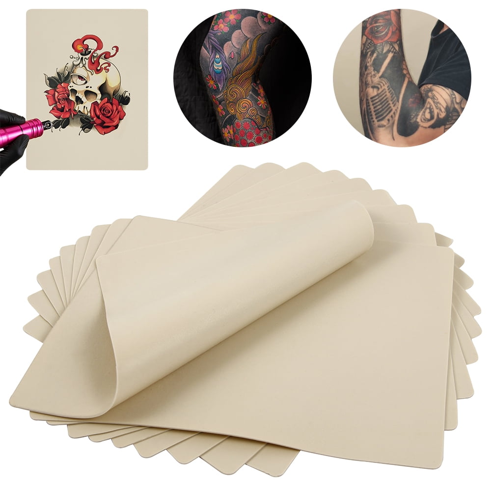 Amazoncom  Yuelong 20pcs Blank Tattoo Skin Practice Double Sides Fake Skin  Soft Rubber Pads Tattooing Microblading Practice Skin for Artist  Beauty   Personal Care
