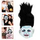 thumbnail image 4 of FELTECHELECTR Máscara de fantasma para Halloween, disfraz de cosplay, máscara horrible, espeluznante y aterradora, máscara de fantasma zombi con dientes., 4 of 5