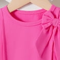 thumbnail image 4 of kpoplk Toddler Baby Girl Summer Clothes Ruffle Sleeveless Print Tops Kid Shorts Set Cute 2Pcs Infant Outfits Size 3-4 Years,Hot Pink, 4 of 8