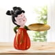 thumbnail image 5 of Bandeja de Almacenamiento de Figuritas de Niña China, Estatua de Resina, Anillo de Joyería, Escultura, Soporte para Manualidades para Escritorio, Rojo Macarena Bandeja de almacenamiento de estatuas, 5 of 6
