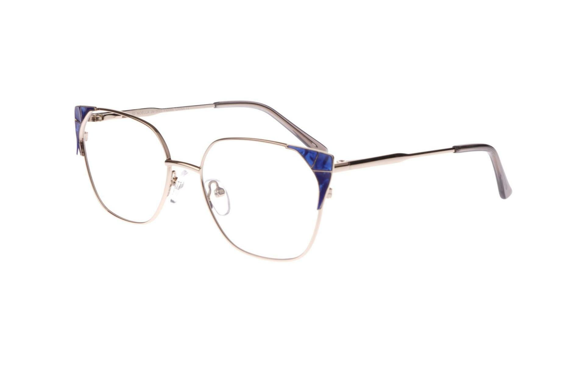 New BROOKLYN Black & Gold ZARA Eyeglasses 53/17/138 NEW Brooklyn Blue & Brown Stripped MYA Eyeglasses 53/15/135  main image 3