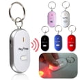 thumbnail image 2 of Visland 2 Pcs Key Finder Keychain Whistle Remote Control Flashing Key Tracker Device Portable Waterproof Anti-lost Key Ring Holder, 2 of 8