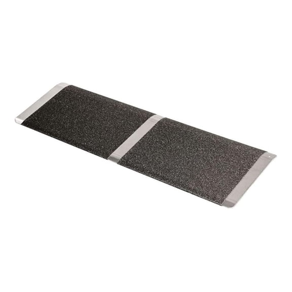 1-5/8" High, 32" Wide Solid Aluminum Mobility Threshold Ramp for Wheelchairs, Scooters, and Power Chairs