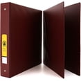 thumbnail image 2 of Emraw 1.5" 3-Ring Binder W/2 Side Pockets - Available in Burgundy (2Pk), 2 of 4