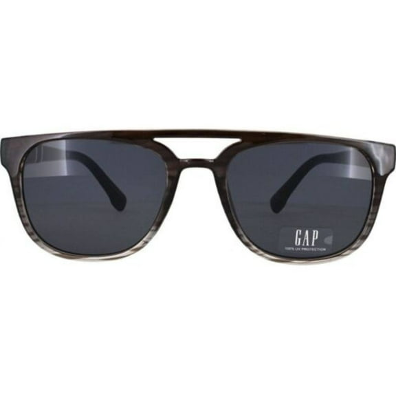 Gap-Sgp404 Rectangle Sunglasses Gray Gradient Gray Solid