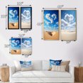 thumbnail image 4 of Designart "Heart of the Desert A Remote Beauty III" Beach Framed Wall Art Set Of 2 - Coastal Brown Gallery Wall Frame Set For Home Decor, 4 of 6