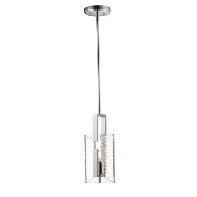 Maxim 38013BCPN Suave One Light Mini Pendentif&44; Nickel Poli