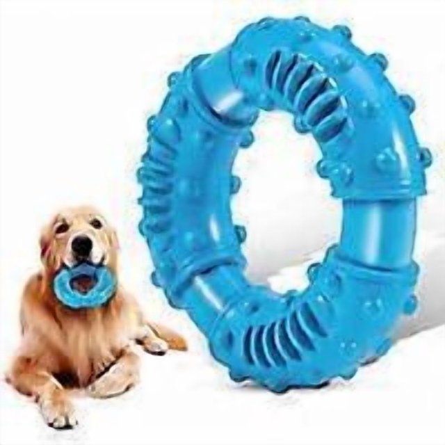 Dog Chew Toy for Large Breed Aggressive Chewers, Long-Lasting Indestructible Dog Toys Made of Non-Toxic Natural Rubber, Chew Toy for Medium-Sized Pupp