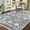 Dark Grey, variant on GlowSol 9' x 12' Large Area Rug Vintage Floral Print Rug Non Slip Low Pile Rug Soft Foldable Accent Rugs for Living Room Bedroom, Dark Gray