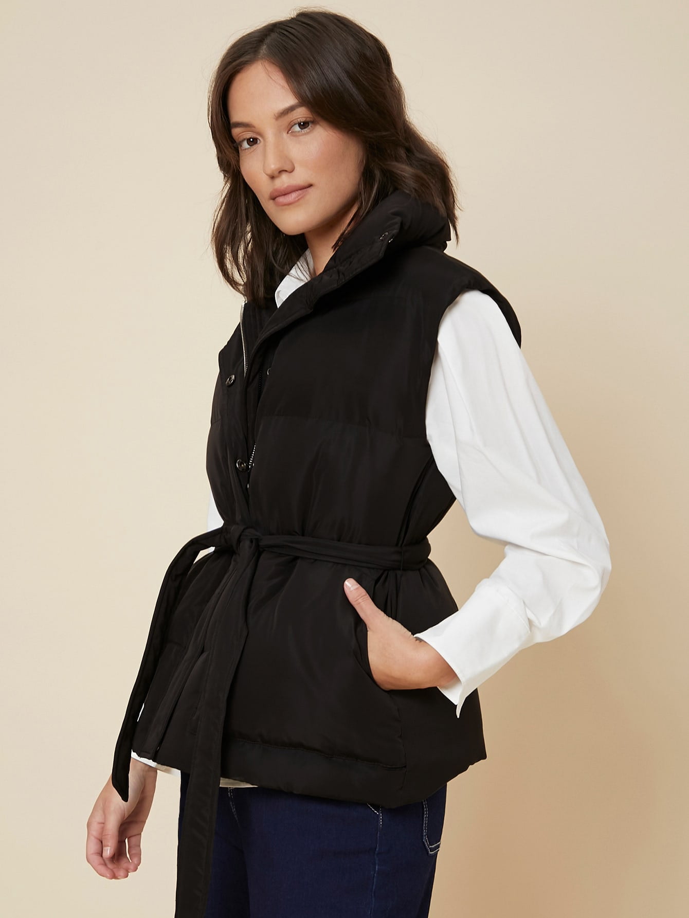 Women's PREMIUM BELTED PUFFER COAT 