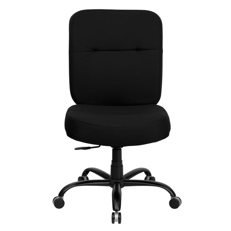Big and tall task chair armless deals