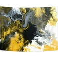 thumbnail image 2 of Marble Tapestry, Abstract Black Gold Wall Art, Vintage White Grey Yellow Tapestry Wall Hanging Art Tapestries Bedroom Living Room Dorm Decor,60x40IN, 2 of 2