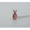 thumbnail image 3 of Natural Pink Bi-colored Tourmaline Sterling Silver Necklace NT183, 3 of 10