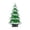 B, variant on Christmas Miniature Micro Snowy Scene Festive Decor Christmas Tree Ornament