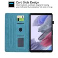 thumbnail image 2 of GSFY Case for Galaxy Tab A7 Lite 8.7 inch 2021, Premium PU Leather Wallet Folding Stand Protective Shell with Stylus Holder for Samsung Galaxy Tab A7 Lite 8.7 (Model SM-T220/T225/T227), Light Blue, 2 of 7