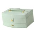 thumbnail image 2 of Caja organizadora de joyas jinwen Decorativa Verde, 2 of 7