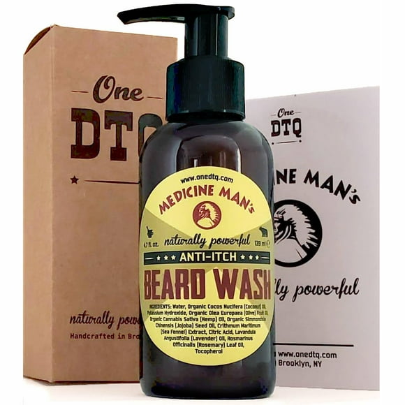 OneDTQ Medicine Man's Itchy Beard Wash 4 7 FL OZ