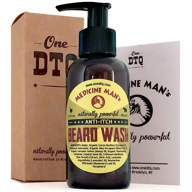 OneDTQ Medicine Man's Itchy Beard Wash 4 7 FL OZ