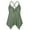 Army Green, variant on Mycoco Women's Front Tie Swim Top Cross Back Tankini Top Flowy Swimsuit Tops