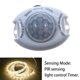 thumbnail image 4 of 4X Detector de Movimiento Infrarrojo PIR DC5-24V Interruptor Temporizador de Encendido Y Apagado Automático Lámpara Sensor de Movimiento PIR de Cuerpo Luz LED para El Hogar(Blanco), 4 of 6