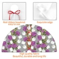 thumbnail image 4 of Yiaed Rose Flowers Print Christmas Tree Skirt , Tree SkirtsTree Mat for Christmas Winter Holiday Indoor Decorations-48", 4 of 7