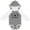 Granite & White w Ears, variant on Inktastic I Love my Grandma heart and arrows Boys or Girls Long Sleeve Baby Bodysuit
