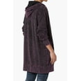 thumbnail image 4 of TheMogan Women's S~3X Acid Wash Drawstring Loose Fit Pullover Hoodie Sweatshirts, 4 of 7