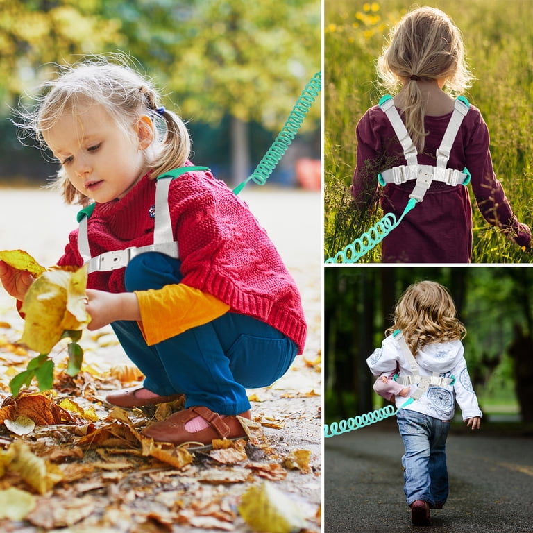 Sixwipe 2-in-1 Toddler Leash, Anti-Lost Wrist Link, Green photo 7