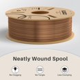 thumbnail image 4 of Filamento para impresora 3D ELEGOO Metal PLA 1.75 mm Bronce 1 kg, 4 of 7