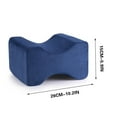 thumbnail image 3 of Memory Foam Knee Pillow Leg Pillow, Between The Knee Pillow, For Sleeping Cushion Support Between Side Sleepers, For Relief Twisted Spine Leg Numbness Back, Knee Pillows For Sleeping For Back Pain, 3 of 3
