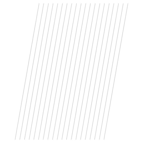 Uxcell 20-Pack 304 Stainless Steel Solid Round Rod, 1x350mm Metal Solid Shaft Rods for DIY Craft[0.04x13.78IN]