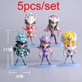 thumbnail image 1 of 5 Pcs Figurine d'Action en PVC Anime Saint Seiya Modèle de Collection Jouets Cadeaux, 1 of 5