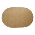 thumbnail image 1 of Elliptical Imitation Sisal Home Entrance Floor Mat for Indoor Outdoor Use Durable Absorbing Decorative Non- Rug, 1 of 4