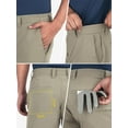 thumbnail image 4 of Off Road Ventures Men Golf Shorts Quick Dry Fit Lightweight Stretch 9" Inseam Work Hiking Shorts, 4 of 7
