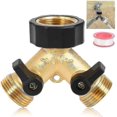 thumbnail image 1 of 2-way Distributor 3/4 Inch Y Distributor For Faucet Made Of Brass, 1 of 5