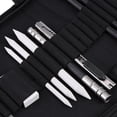 thumbnail image 1 of Dioche Drawing Set,33pcs H&B Sketching Pencils Drawing and Sketch Kit Set with Erasers Charcoal Stick Sharpener, Sketch Pencil Set, 1 of 8