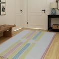 thumbnail image 2 of Casavani Kitchen Floor Kilim Traditional Rug,Yellow 2.6x10 ft, 2 of 6