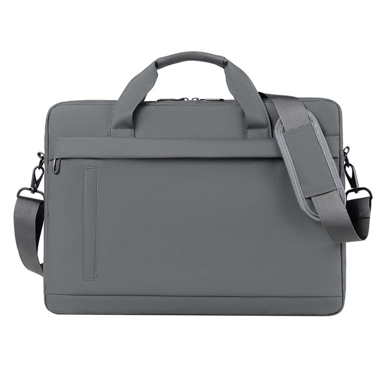 Laptop Briefcase Computer Shoulder Bag Water Resistant Oxford Cloth for Business Travel Office for Men Women