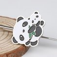 thumbnail image 1 of Marcadores De Moda Marcadores de moda de acero inoxidable Exquisito Panda Kids Clip de libro Suministros de oficina Tmvgtek Para estrenar, 1 of 1