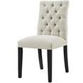 thumbnail image 2 of Modern Contemporary Urban Design Dining Kitchen Room Side Chair, Set of Four, Fabric, Beige, 2 of 4