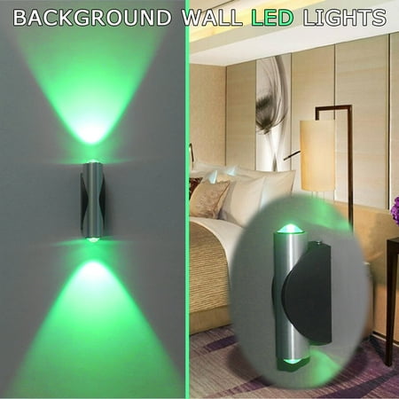 

Double-headed LED Wall Lamp Home Sconce Bar Porch Wall Decor Ceiling Light Green