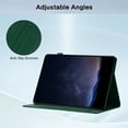 thumbnail image 6 of Dteck for for iPad Mini 7 (A17 Pro) 2024,iPad Mini 6 Generation 8.3 Inch Case 2021, Premium PU Leather Card Slots Adjustable Stand Cover with Auto Sleep/Wake Feature Protective Case, Green, 6 of 7