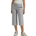 thumbnail image 2 of LADIGASU 4-14Years Kids Solid Color Elastic Waist Straight Pants Capris With Pocket, 2 of 9