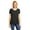 SOL BLACK TRBLND, variant on Hanes Ladies' X-Temp Triblend V-Neck T-Shirt - 42VT