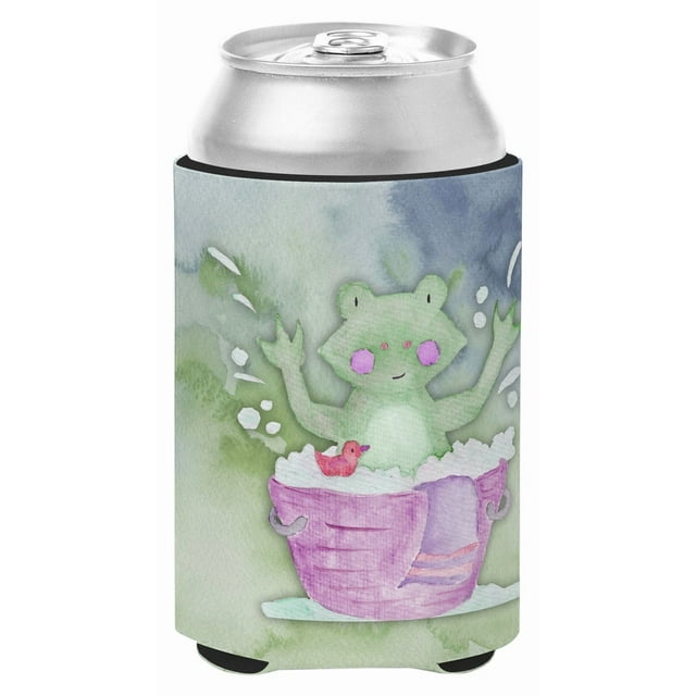 ""Caroline'S Treasures Rana Bañando Acuarela Decorativa Lata Abrazadera Multicolor""