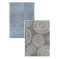 thumbnail image 1 of Couristan Outdurable Flower Festival Sea & Dune Indoor/Outdoor Area Rug, 1 of 1